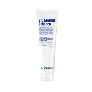 Отшелушивающий перлитовый скраб для лица Bio Marine Collagen с коллагеном и клеточной водой 100 гр